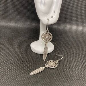 *BOGO Free* Silver Feather Earrings